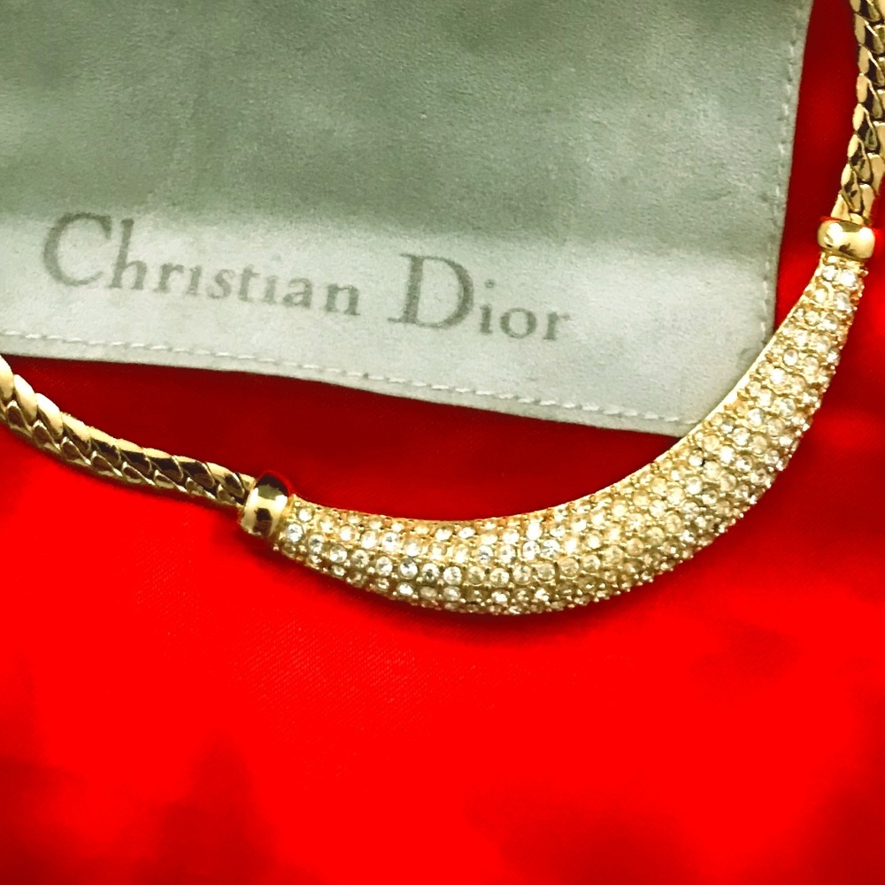 Christian Dior Rhinestone Necklace